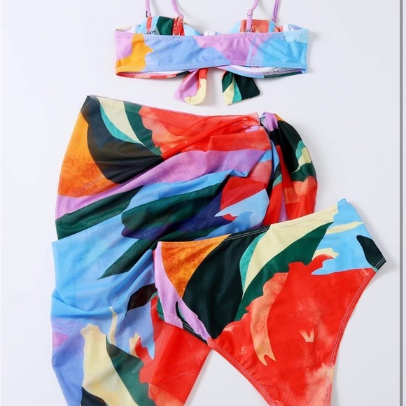 Colorful Abstract Bikini Set - Picture 2 of 4
